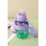 Mor Renkli Pagoda 1 Lt Bpa İçermez Su Matarası Çocuklar İçin Dayanıklı ve Kullanışlı