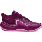 Mor Renkli Under Armour Spawn 6 Mid Erkek Basketbol Ayakkabısı 3027647-500 Orta Boy Tasarım Ve Destek