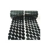 Mor Salkım Home Halı Altı Kaydırmaz Çırt Bant (2 Cm Çap) Minik Çırtlı Bant 50 Çift (Siyah)