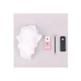Mor Salkım Home Klasik Zippo Çakmak Uyumlu 3 Pamuk+1 Keçe+1 Yay+1 Sızdırmaz Kapak (4 Lü Set)
