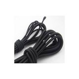 Mor Salkım Home Yuvarlak Lastik Ip 2,5 Mm Kalınlık Sert Dayanıklı 1/18 Kat Siyah 5 Mt