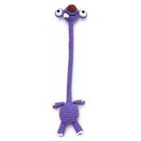 Mor Sid Charm Direksiyon Ve Çanta Süsü Amigurumi Organik Oyuncak