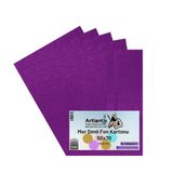 Mor Simli Karton 50x70 5 Adet Artlantis Simli Karton Mor 5 Adet 50*70