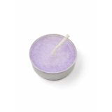 Mor Tealight Mum, Yuvarlak Fitilli, Küçük Boy, Ev Dekorasyonu için Premium Mumluk, 1 Adet