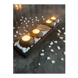Mor Villa Ev Dekorasyon,dekoratif Mumluk,hediyelik Eşya,tealight Mumluk(TAŞLAR VE MUMLAR DAHİLDİR)