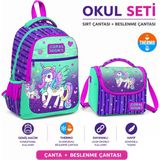 Mor Yeşil Unicorn 23487+ Beslenme Çantası 11868