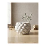 mora store İskandinav Tarz Baloncuklu Bubble Büyük Boy Bohem Dekoratif Saksı 17 cm x 12 cm