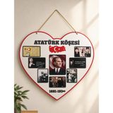 Morana Design Atatürk Köşesi Sınıf Panosu – 50X60 cm – Fotoğraflı Mdf Duvar Süsü – Okul ve Sınıf Dekorasyonu