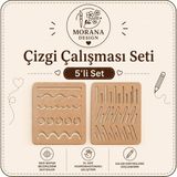 Morana Design Çizgi Çalışması Seti 5’li – Okul Öncesi Ince Motor ve Kalem Kontrolü Geliştirici Eğitim Materyali