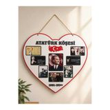 MoranaDesign Morana Design Atatürk Köşesi Sınıf Panosu – 50x60 cm – Fotoğraflı MDF Duvar Süsü – Okul ve Sınıf Dekorasyonu