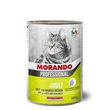 Morando MİGLİOR GATTE PROFESYONEL YETİŞKİN KEDİ MAMASI KONSERVE BİFTEKLİ & SEBZELİ PÜRE 400 G