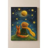 Moranka Sayılarla Boyama Tuval Seti Fırça Boya Dahil (Çıtalı) 40X50 cm - Küçükprens