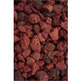 MorBalon Mor Balon 1 Kg Kırmızı Pomza Taşı 1 - 2 Cm Volkanik Tüf Cüruf Mangal Taşı Lav Taşı