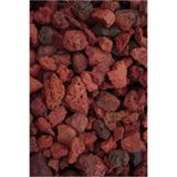 Morbalon Mor Balon 10 Kg Kırmızı Pomza Taşı 1 - 2 Cm Volkanik Tüf Cüruf Mangal Taşı Lav Taşı