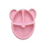 MorBebe Lüx Mama Tabağı Çocuk ve Bebek [ PEMBE ]