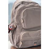 MORCA Fcstore Krinkıl Kumaş Suya Dayanıklı Orta Boy Vizon Klinkır Sırt Çantası/laptop Okul Çantası