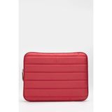 Morca Macbook Kılıf Notebook Çanta Tablet Laptop Kılıfı 13"-13,3" Çizgili Su Geçirmez Kumaş Bordo - 34*25*2cm