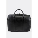 Morca Macbook Organizer Laptop Evrak Çantası PU Deri 13" & 14" İnç Boyutlarıyla Şık ve Koruyucu Tasarım Siyah