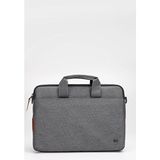 Morca Su Geçirmez Kumaş Evrak & Laptop Çantası 13" - 14" Inç MRC96 - Koyu Gri
