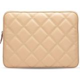 Morca Unisex Ipad Air Ipad Pro & Matepad & Galaxy Tablet Kılıfı 11" Deri Kapitone -Vizon