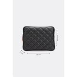 Morca Unisex Tablet Kılıfı 11" Deri Kapitone - Siyah