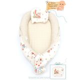 Mordesign Babynest Ortopedik Bebek Yatagi, Anne Yani Bebek Yatagi, Ergonomik Tasarim, Animal Serisi