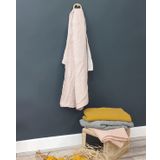 Mordesign Çok Amaçlı 4 Kat Organik Müslin Sihirli Örtü, Pudra 150 cm