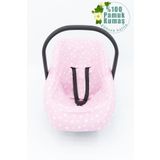 mordesign Pembe Standart Ebat Lastikli Bebek Puset Çarşafı