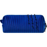 More and Mori Organizer Çanta-Boncuk El Işlemeli-Scuba Su Geçirmez Kumaş-Sınırlı ÜRETIM-(20X7X7 Cm) -Dar Boy - Mavi