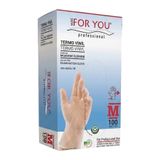 MORE FOR YOU Tek Kullanımlık Termo Vinil Eldiven 100'LÜ (M)