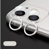 More Gsm iPhone 11 ile Uyumlu Halka Set Kamera Lens Koruyucu (Gümüş)