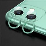 More Gsm iPhone 11 ile Uyumlu Halka Set Kamera Lens Koruyucu (Yeşil)