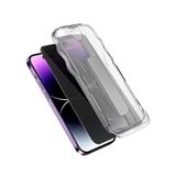More Gsm iPhone 14 Pro ile Uyumlu Hayalet Magic Glass Box Kolay Uygulama Aparatlı 9h Hd Yüksek Kalite Temperli Cam Ekran Koruyucu (iPhone 14 Pro)