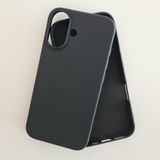 More Gsm iPhone 16 Plus (6.7inç) ile Uyumlu Lansman içi Kadife Soft Esnek Yapıya Sahip Darbeye Dayanıklı Sıvı Silikon Kılıf (Siyah)