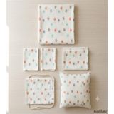 More Home Bebek Müslin Bez Battaniye Set 7 Parça Yıldız Desenli