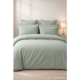 More Home Çift Kişilik % 100 Pamuklu Müslin Bez Pike Yastıksız 245*265 Açık Yeşil