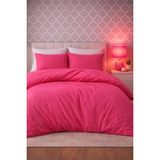 More Home Çift Kişilik Nevresim Takımı Lastikli Çarşaflı Fuşya - 200 x 220 cm