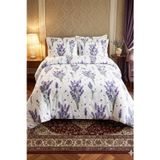 More Home Çift Kişilik Yorgan Kılıfı + Yastık Kılıfı Lavanta Mor