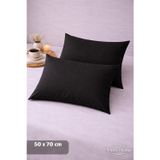 More Home Kapaklı Yastık Kılıfı (2 Adet) 50 X 70 Cm Siyah