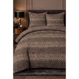 More Home Tek Kişilik Yorgan Kılıfı + Yastık Kılıfı Leopar Bej