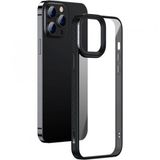 More TR Baseus Crystal iPhone 13 Pro 6.1 Jel Çerçeve Zırhlı Silikon Telefon Kılıfı