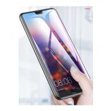 More TR Huawei P20 Pro Zore Kenarları Kırılmaya Dayanıklı Cam Ekran Koruyucu