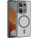 More TR Xiaomi Redmi Note 13 Pro 4g Kılıf Magsafe Kamera Korumalı Mat Parmak Izi Tutmayan Mtr - Gri
