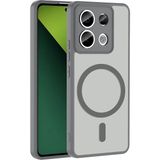 More TR Xiaomi Redmi Note 13 Pro 5g Kılıf Magsafe Kamera Korumalı Mat Parmak Izi Tutmayan Mtr - Gri