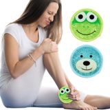 Morelei Büyük Çocuk Boo Boo Buz Paketi, 2 Paket Sevimli Sıcak Soğuk Jel Boncuk Paketleri, Çocuk Ateşi, Ağrı Giderme, Bilgelik Dişleri, İlk Yardım ve Boyun, Baş, Kollar, Bacak Yaralanmaları için