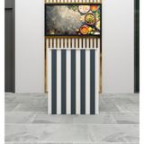 Morepp Erva Karşılama Bankosu ,110 cm ,ofis,kasa,resepsiyon Masası| Beyaz-Antrasit - 110*84 - Beyaz - Antrasit