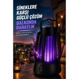 Moresun Buğz Mor Işıklı Elektrikli Sinek Öldürücü Lamba Balkon Bahçe Kamp Kullanım Cihazı
