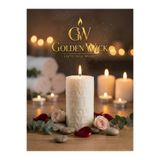 Moresun Golden Wick “beyaz Sabun ” Kokusu Silindir Mum