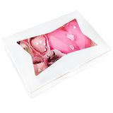 Moretoes 24 adet 30 cm pencereli kurabiye kutusu, 30 x 20 cm fırın kutuları, pastacılık kutuları, tatlılar, çikolata, çilek, turta, çörek, muffin, kırılabilir kalp kutuları
