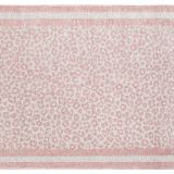 Moretti Nordi Leopar Desenli Makine Dokuma Halı, Pembe, 200X290